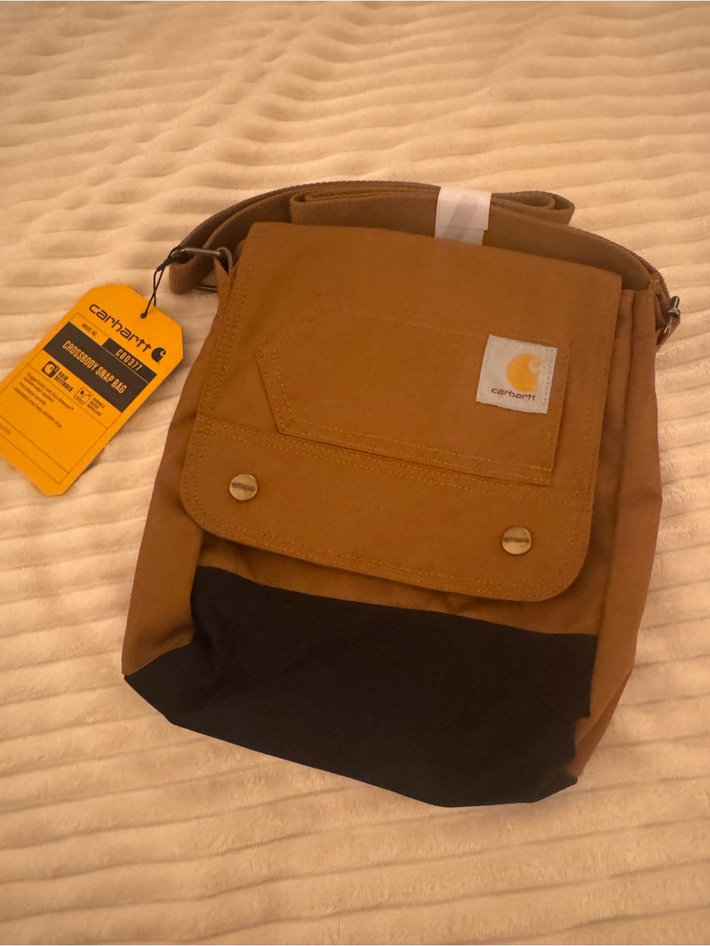 Carhartt Brown/Black Crossbody Messenger Bag